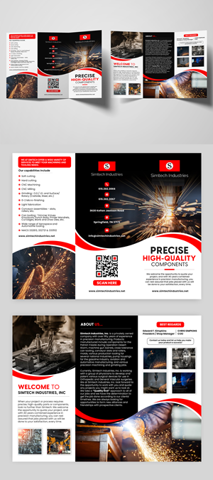 Machine shop needs a brochure designed | Brochure Design by debdesign