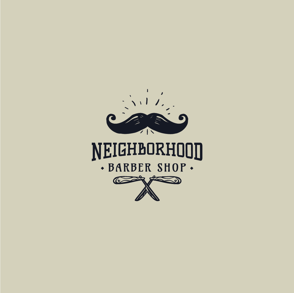 Logo Design by Jerwin Intac for NEIGHBORHOOD BARBER SHOP | Design #29229768