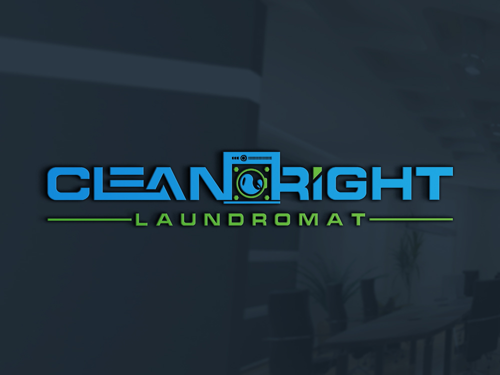 Logo Design by Uhm@design for Clean Right Laundromat | Design #29228121