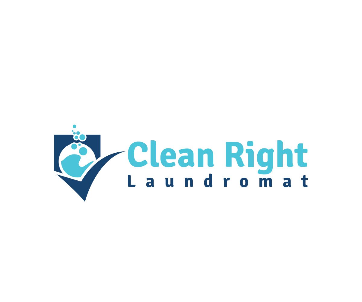 Logo Design by Thati Designs for Clean Right Laundromat | Design #29231620