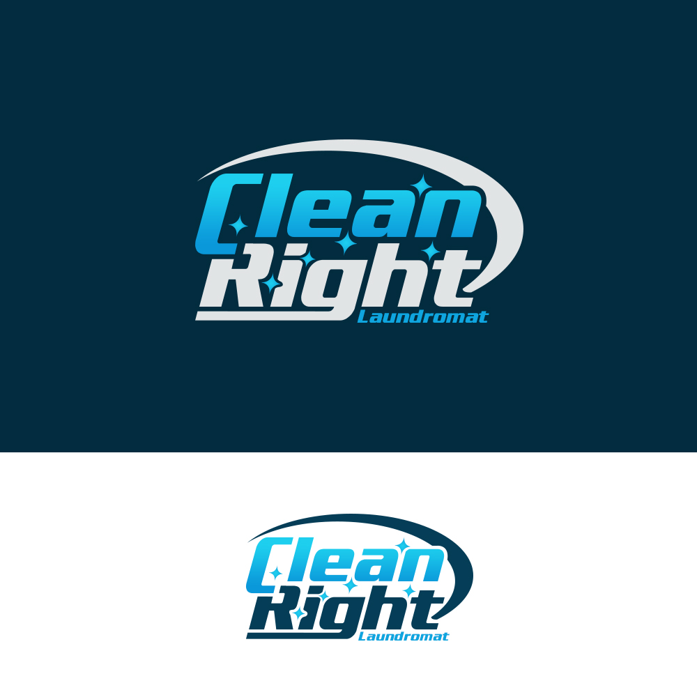 Logo Design by PsyPen for Clean Right Laundromat | Design #29231651