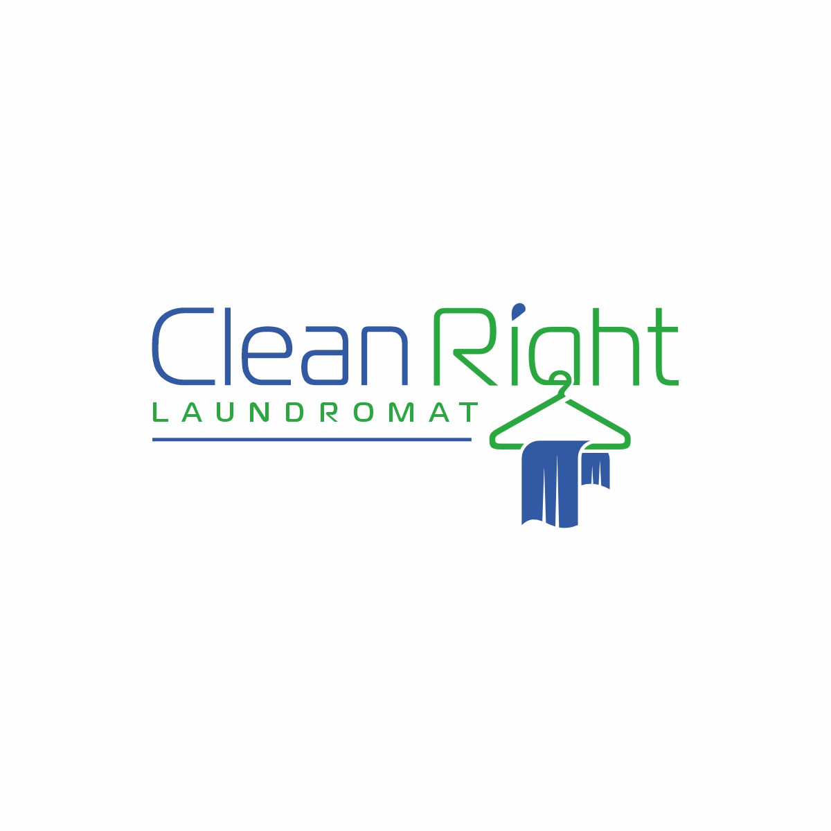 Logo Design by Ashani Bhattacharya for Clean Right Laundromat | Design #29229007