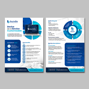 Laptop Desktop Device as a Service Flyer | Flyer-Design von ZeneFashions