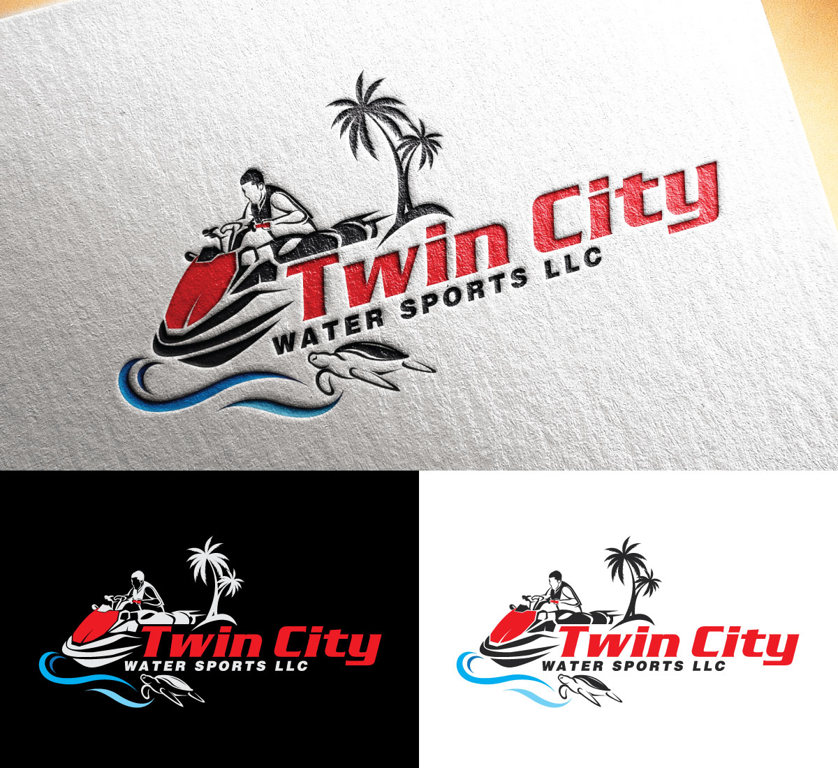 Logo Design by Dot Design 3 for Twin City Water Sports LLC | Design #29236983