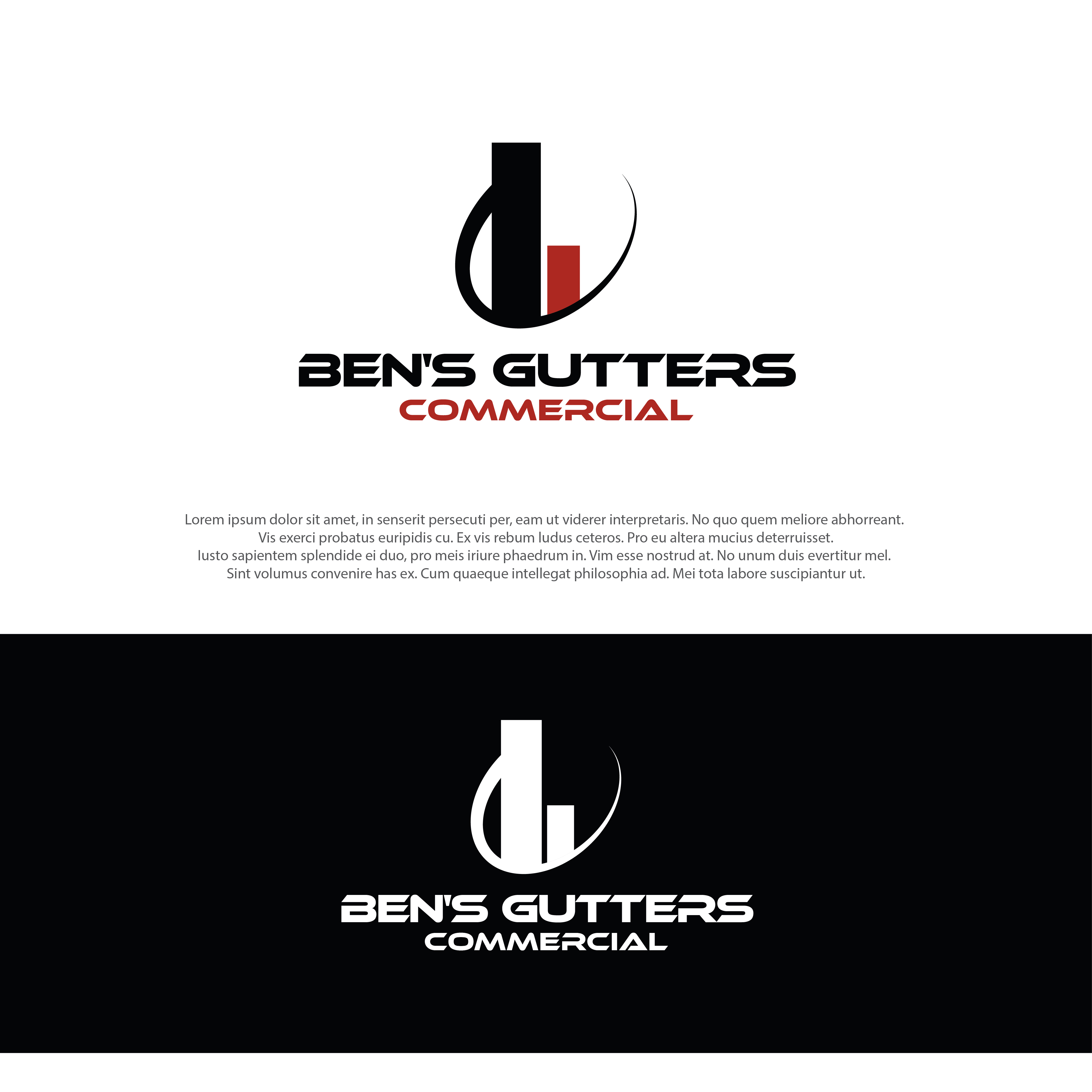 Logo-Design von farady für Bens Gutters Commercial | Design #29268021