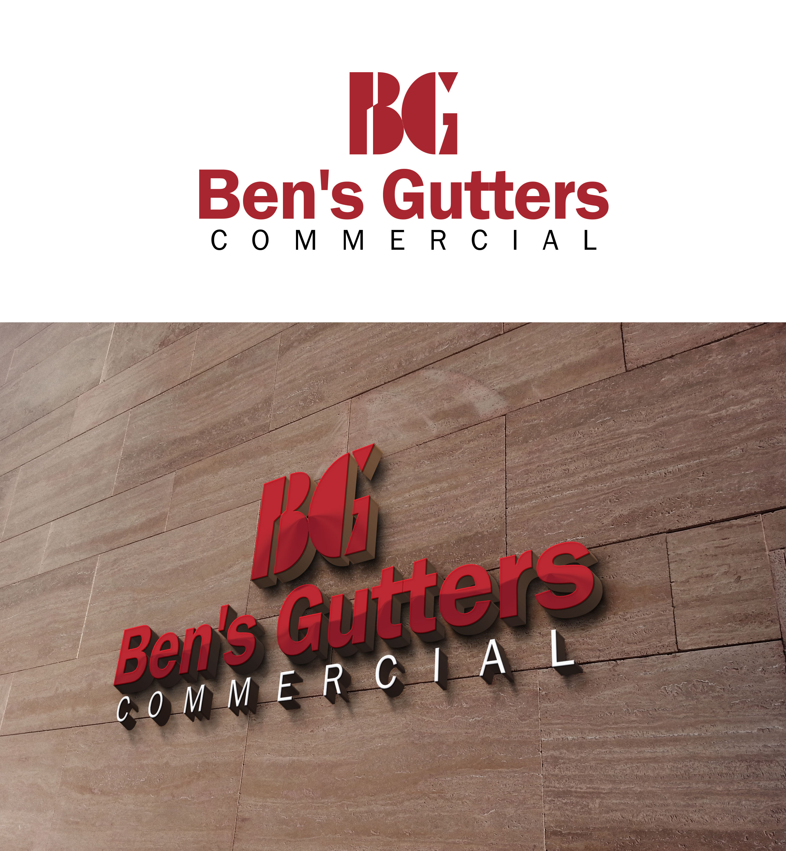 Elegant, Playful Logo Design for Ben's Gutters Commercial by wdesigner2