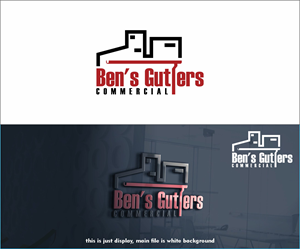 Logo Design by alkaline for Bens Gutters Commercial | Design: #29232603