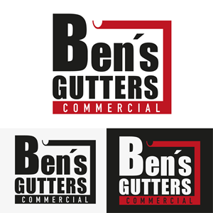 Diseño de Logo por MJa designer para Bens Gutters Commercial | Diseño #29233122