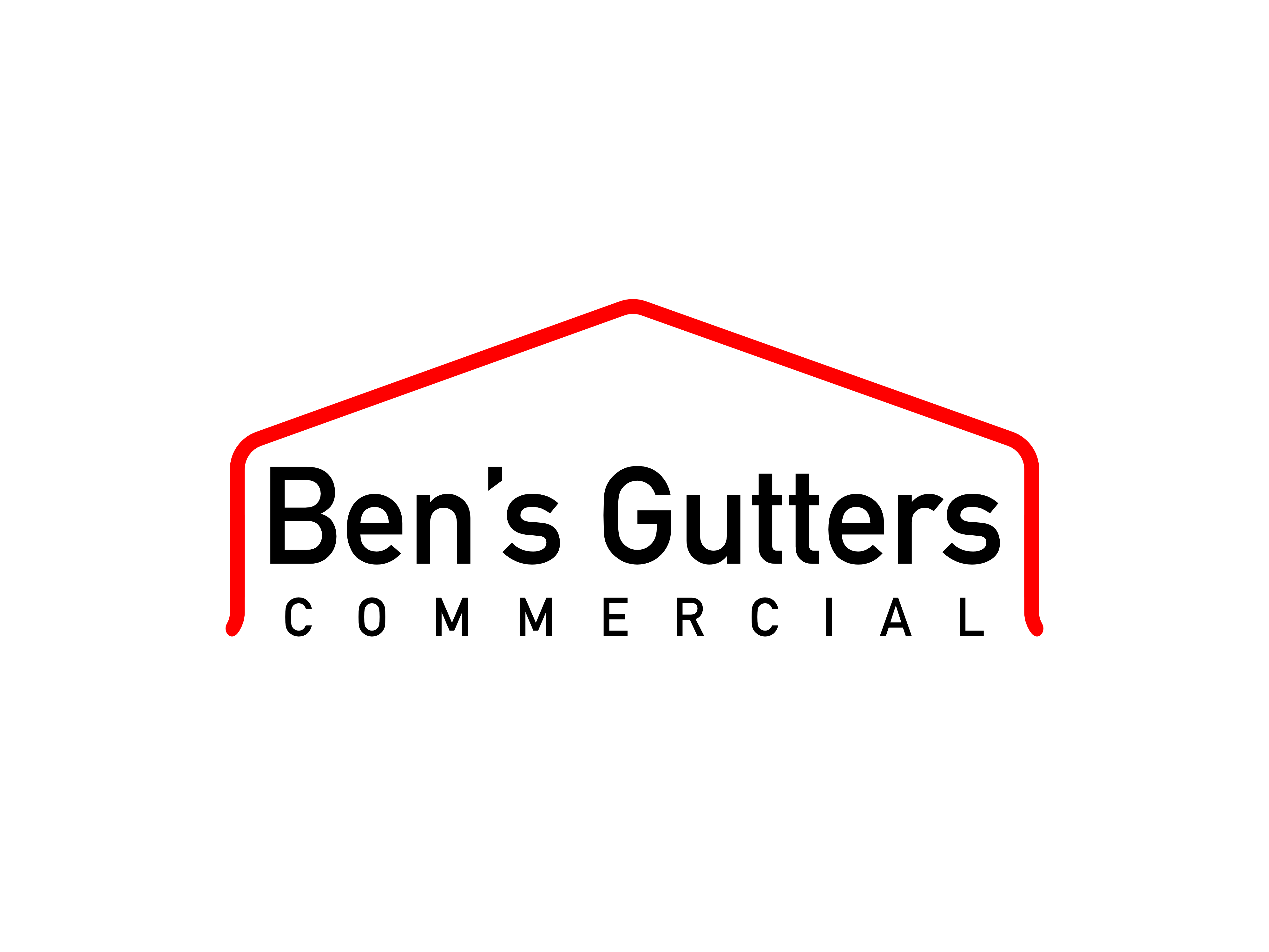 Diseño de Logo por ArrowGraphicDesign para Bens Gutters Commercial | Diseño #29236939