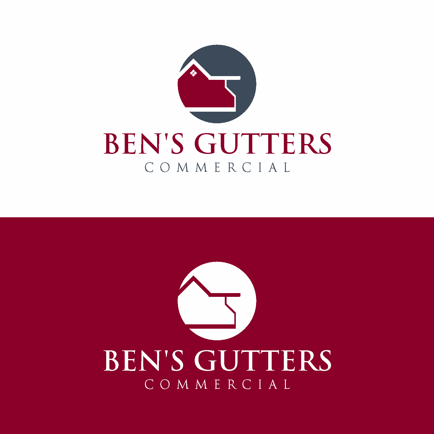 Diseño de Logo por andikanovansip88 para Bens Gutters Commercial | Diseño #29232332
