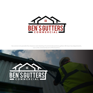 Logo-Design von 4tech services für Bens Gutters Commercial | Design: #29233523