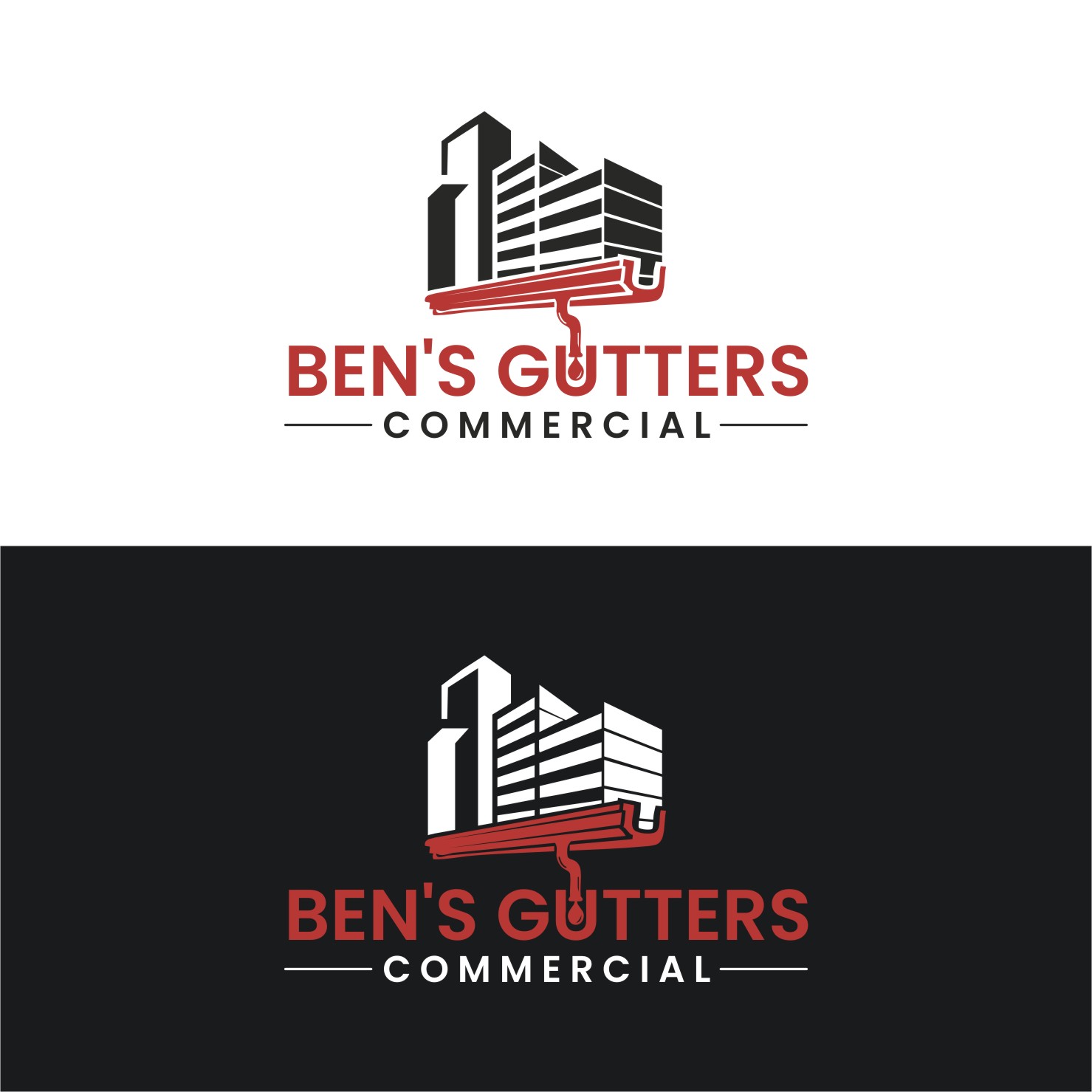 Logo Design by cjssan for Bens Gutters Commercial | Design #29264390