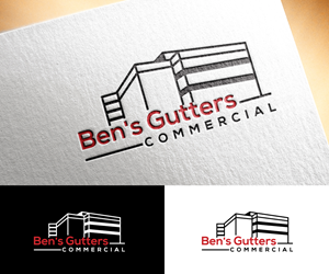Logo Design by step forward 2 for Bens Gutters Commercial | Design: #29236924