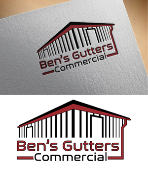 Diseño de Logo por vidarshana 2 para Bens Gutters Commercial | Diseño #29269556
