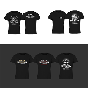 Rocky Mountain Tattoo company tshirt design