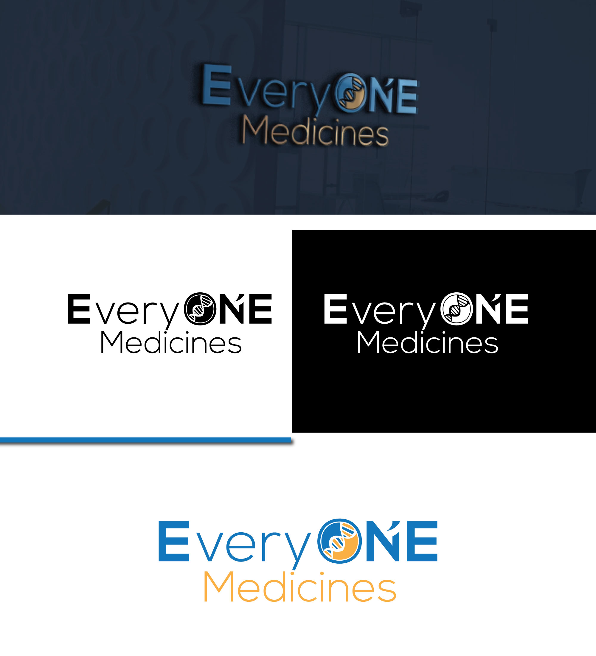 Logo-Design von RRR Design für EveryONE Medicines, Inc | Design #29239387