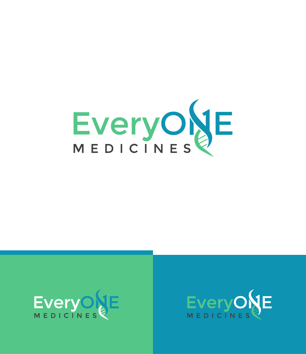 Logo Design by ecorokerz for EveryONE Medicines, Inc | Design #29237437