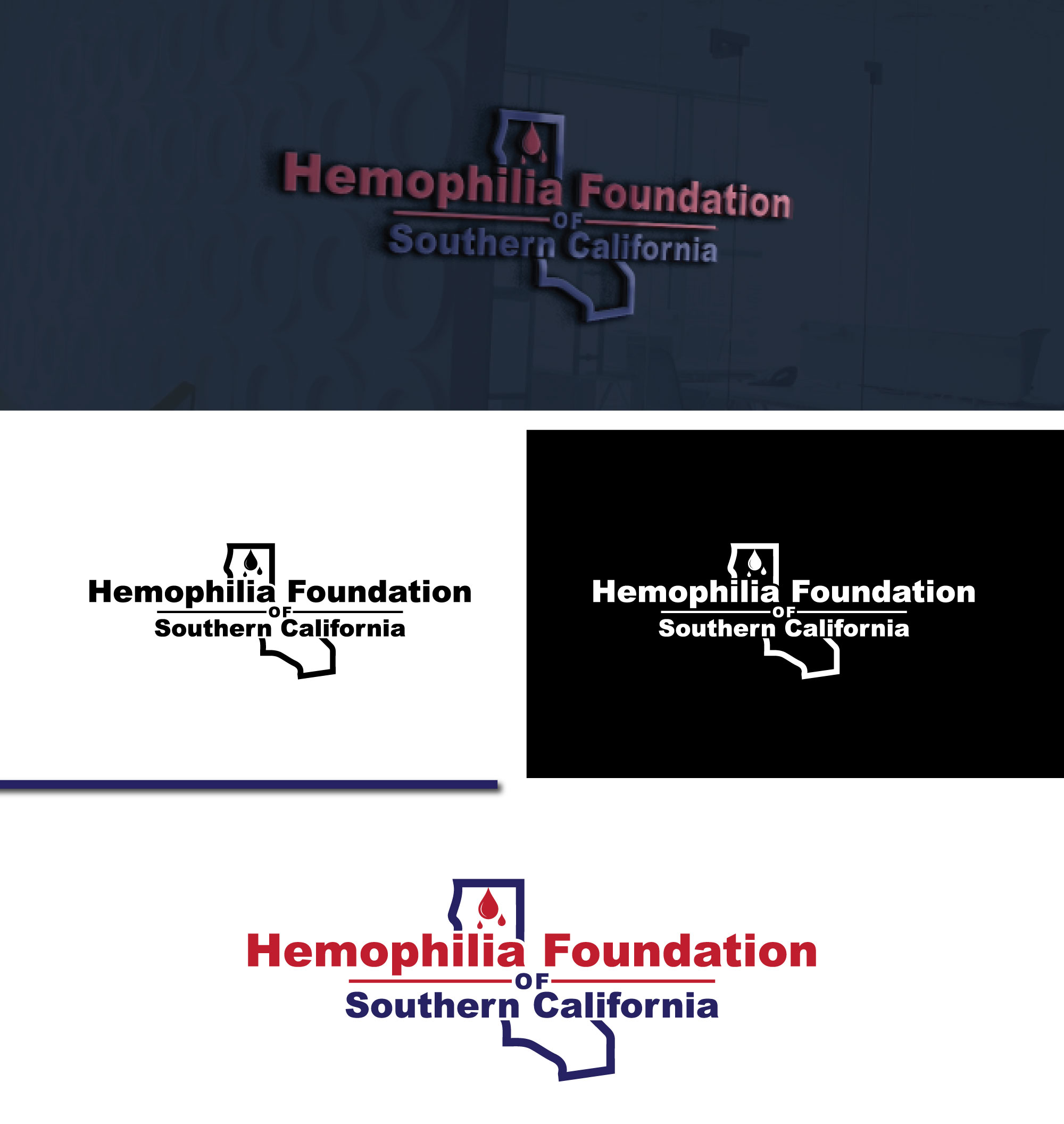 Logo Design by RRR Design for Hemophilia Foundation of Southern California | Design #29239460