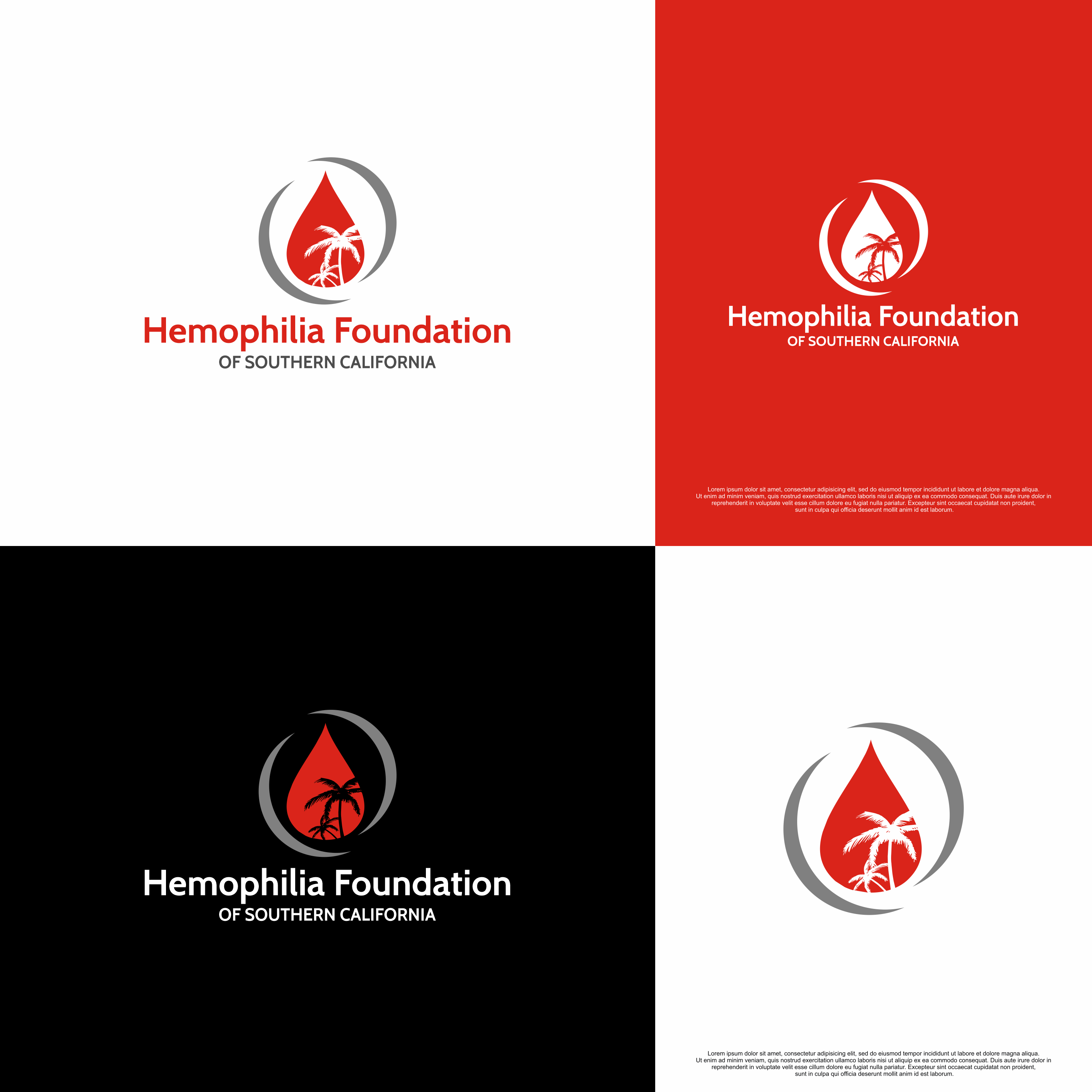 Diseño de Logo por -sae- para Hemophilia Foundation of Southern California | Diseño: #29268728
