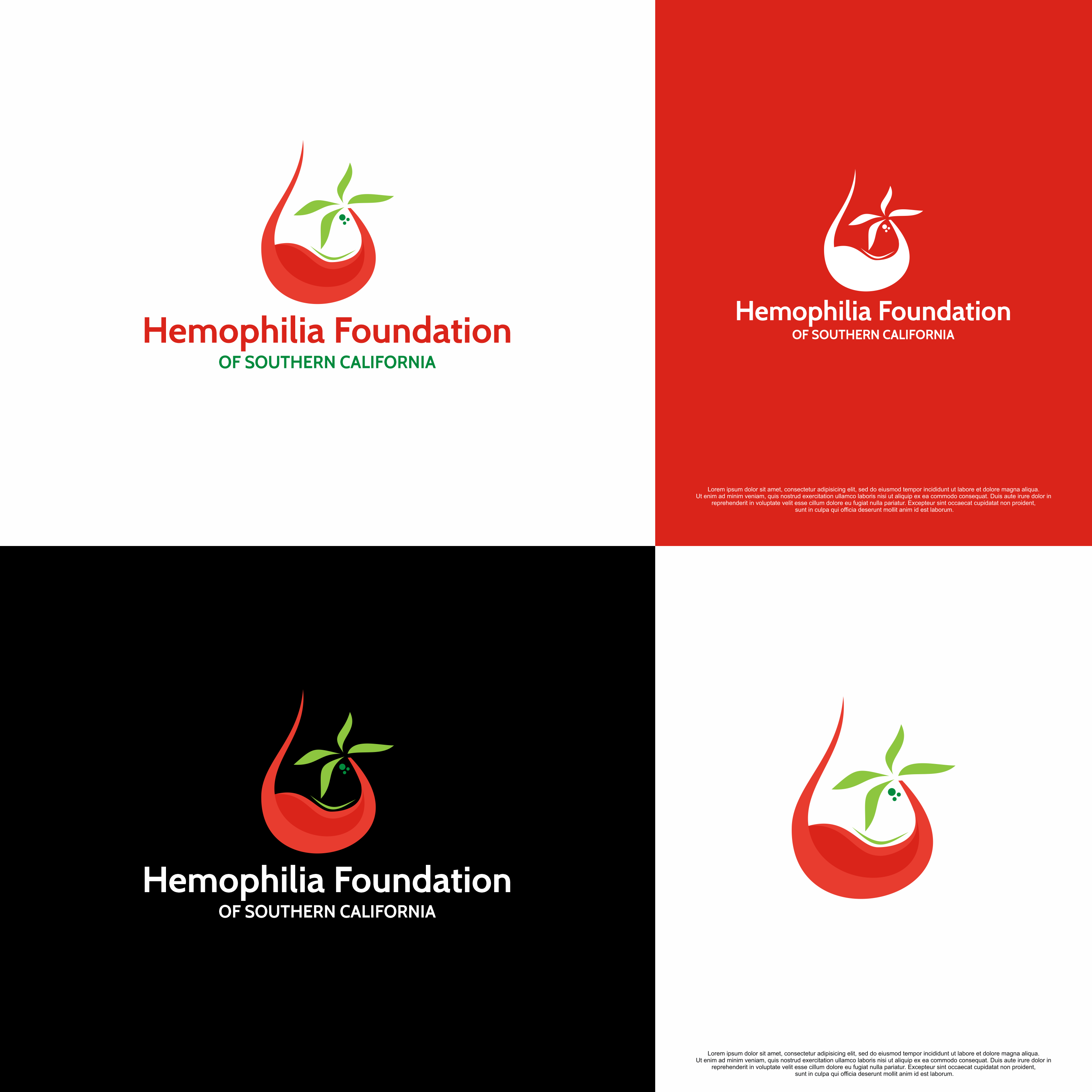 Logo Design by -sae- for Hemophilia Foundation of Southern California | Design #29268729