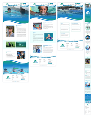 Web Design by pb for All Abilities Swim School | Design #29290084
