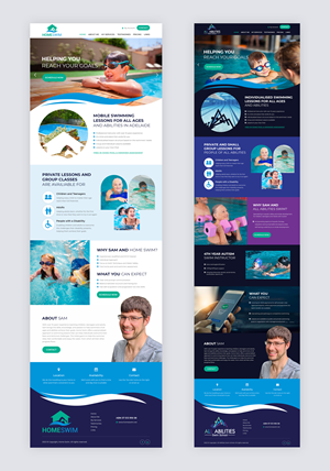 Diseño Web por Starlyn DS para All Abilities Swim School | Diseño: #29277694