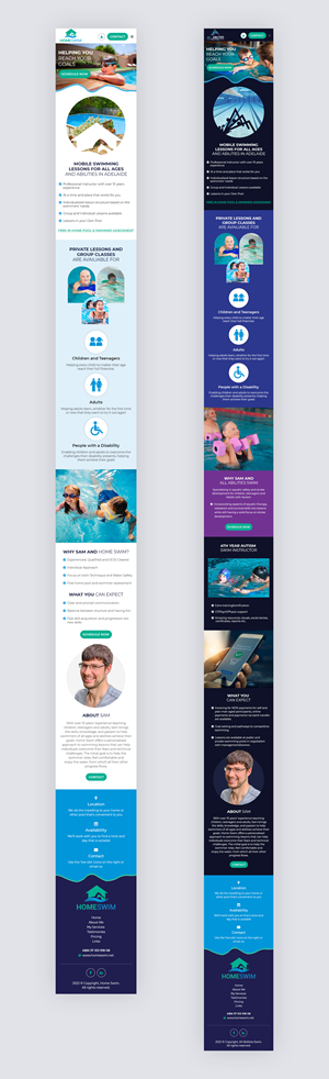 Diseño Web por Starlyn DS para All Abilities Swim School | Diseño: #29282133