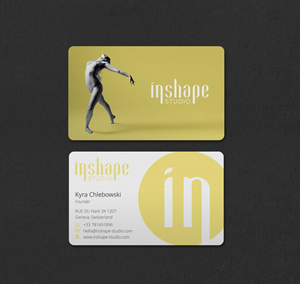 Boutique Barre Studio in Geneva  | Business Card Design by INDIAN_Ashok