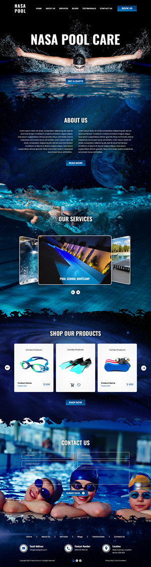 looking for a website that is out of this world and unique like our brand!