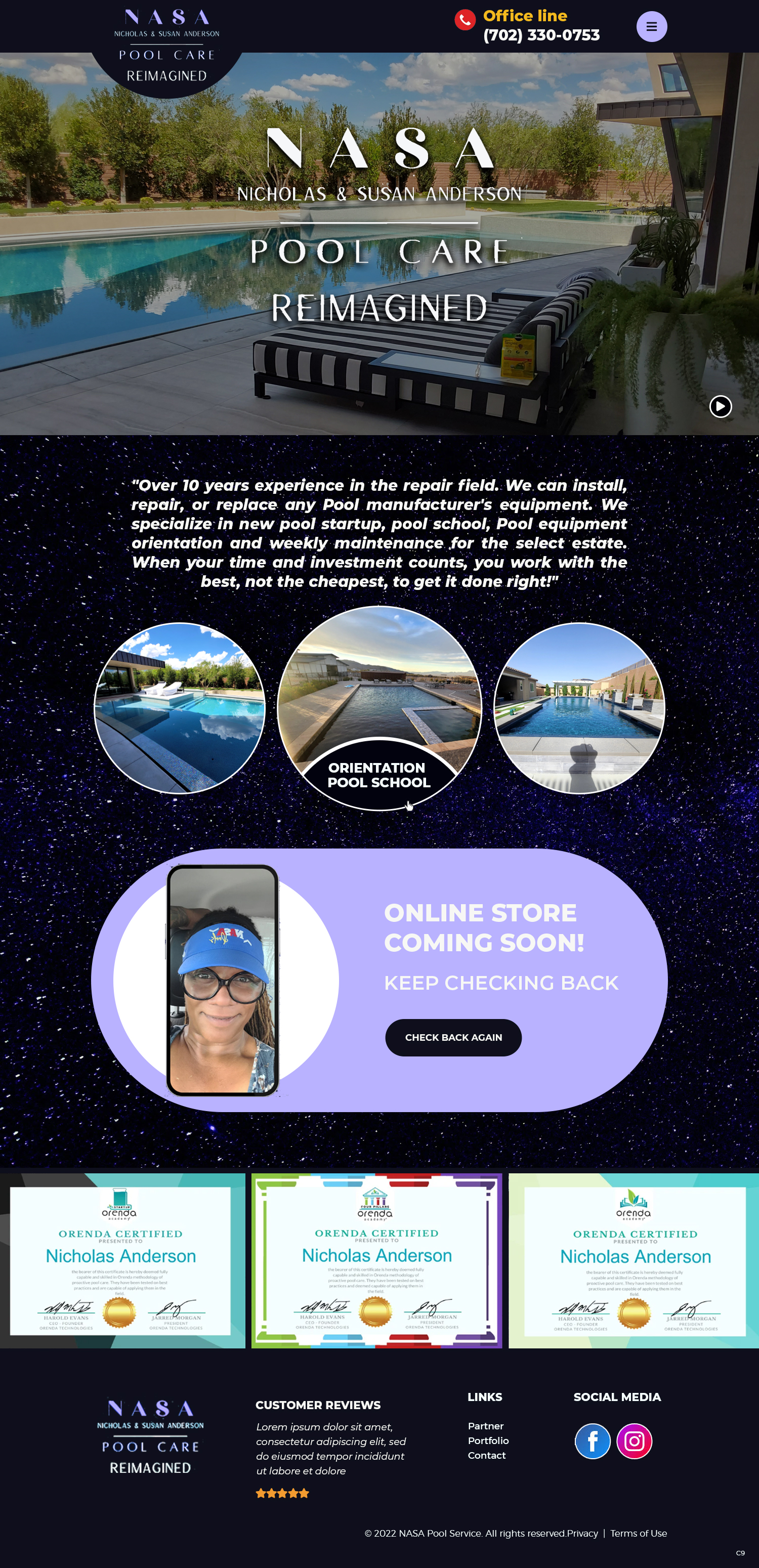 Design Wordpress par pb pour NASA Pool Service, LLC | Design #29239486