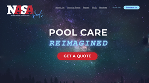 Wordpress Design by ed_scenery for NASA Pool Service, LLC | Design #29273275