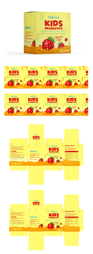 Children Probiotics , Mom Probiotics | Diseño de Empaque por Abdulmumin Imam