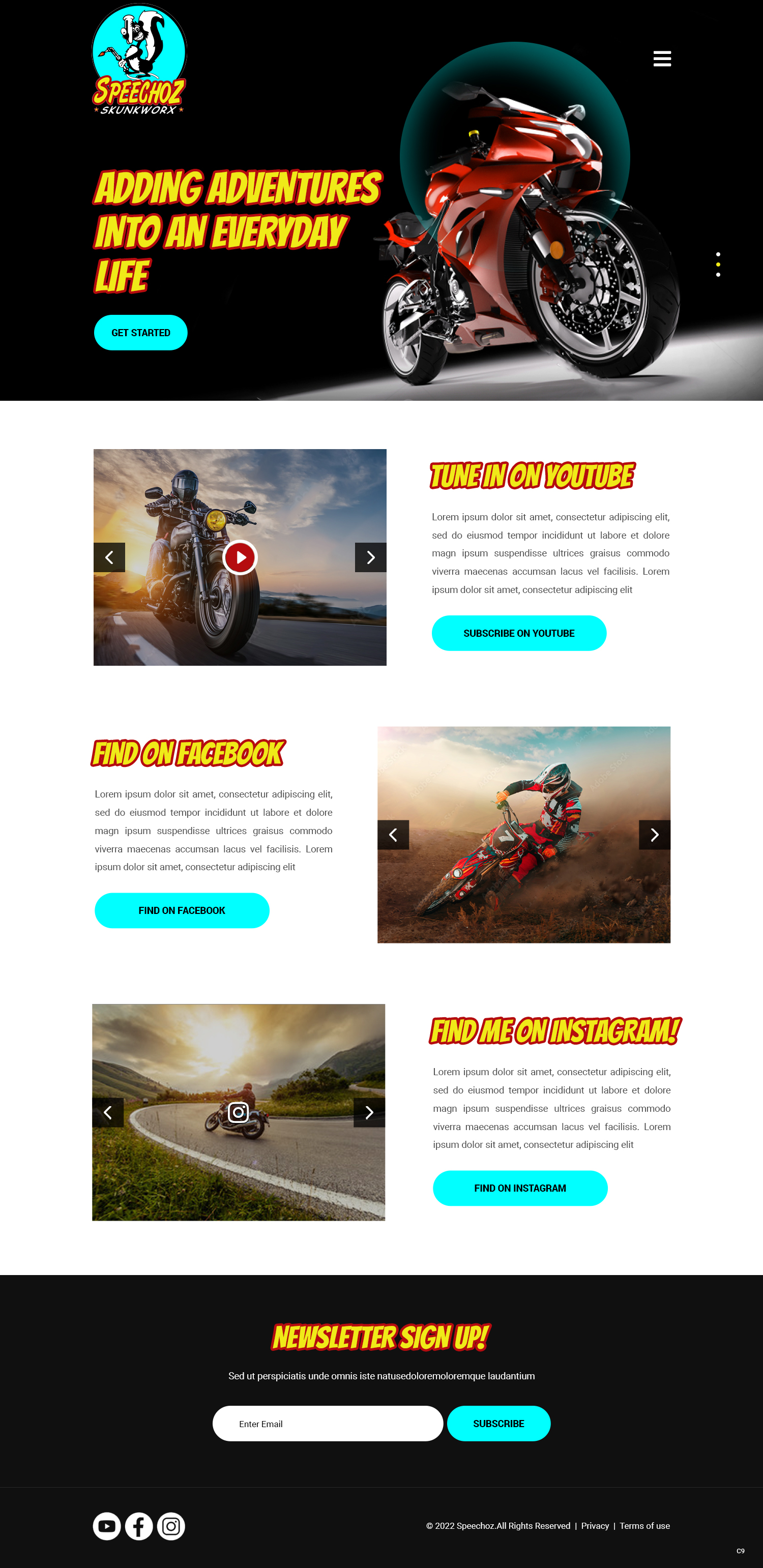 Web Design by pb for Speechoz Skunkworx | Design #29265718