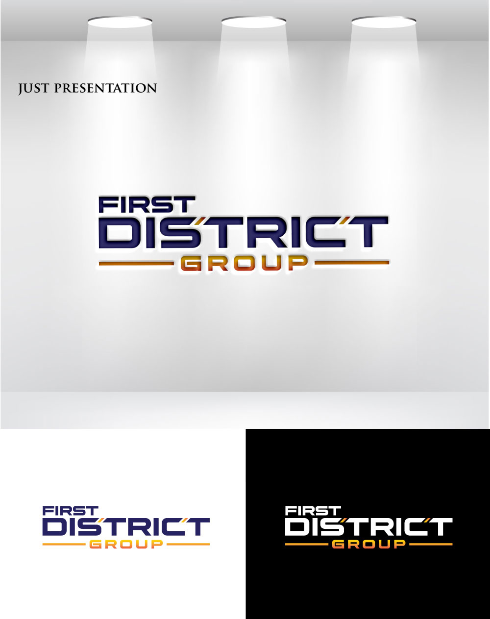 Logo Design by Mi Design1 for First District Group  | Design #29235690