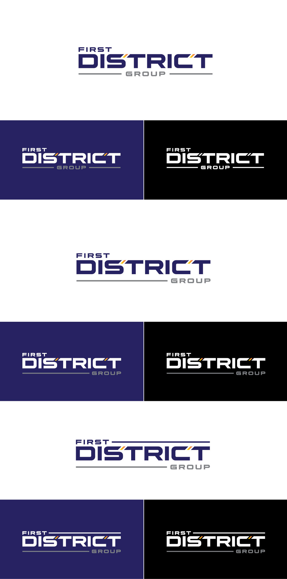 Logo Design by Mi Design1 for First District Group  | Design #29244514