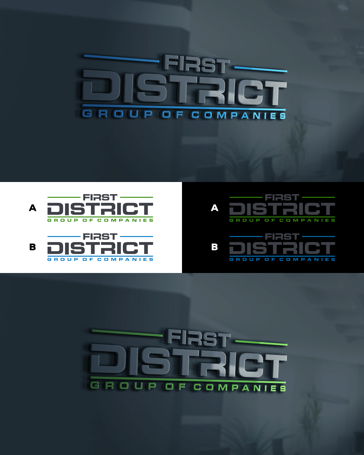 Diseño de Logo por mooi para First District Group  | Diseño: #29324563