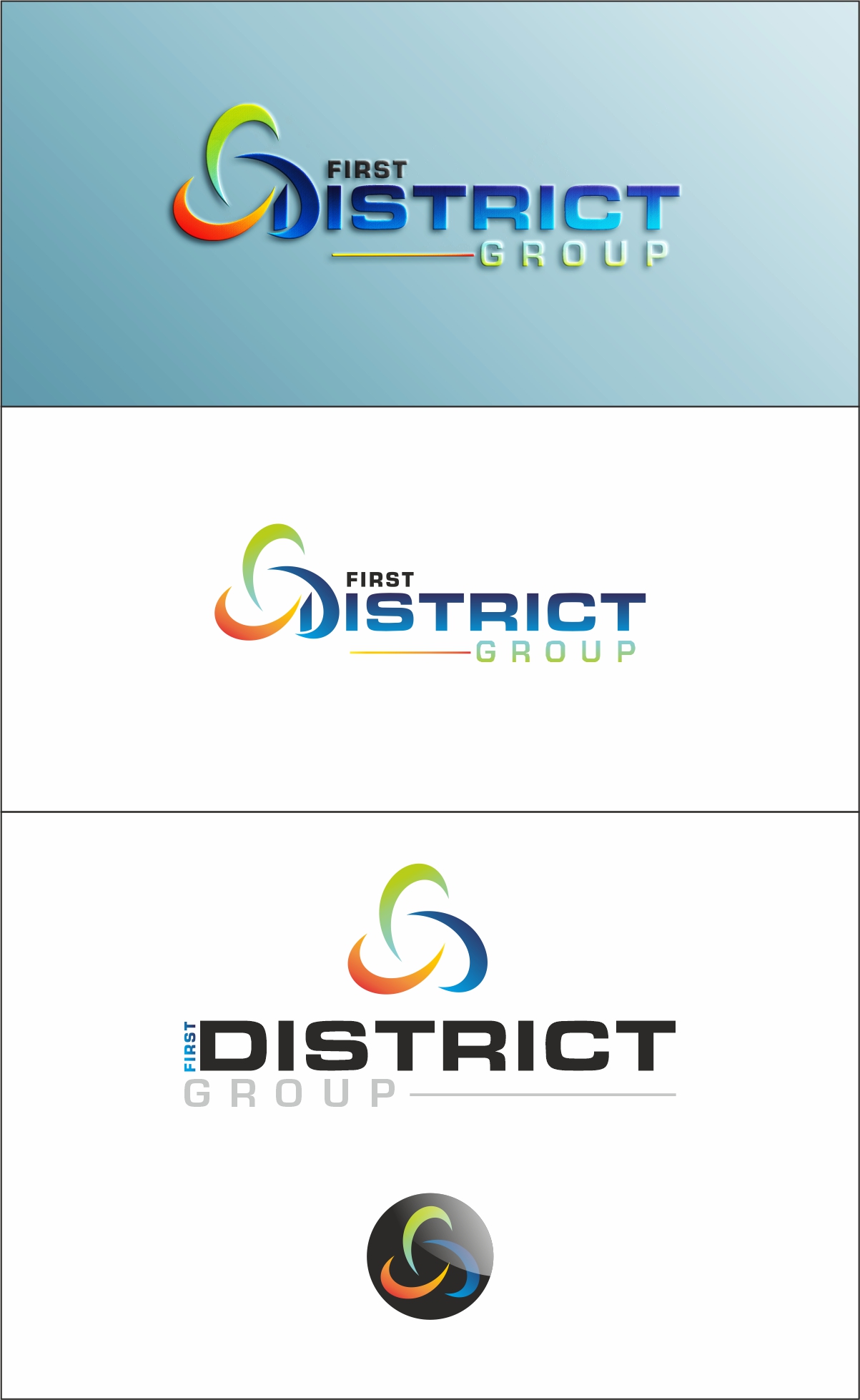 Diseño de Logo por Mogovity para First District Group  | Diseño #29237666