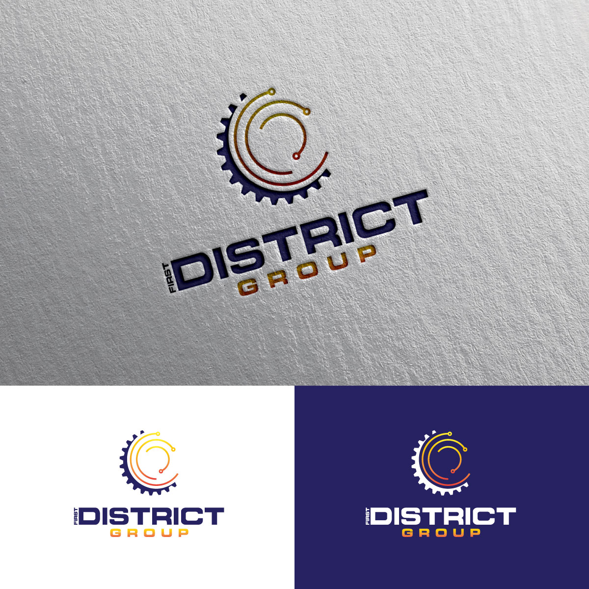 Logo Design by chris Ray for First District Group  | Design #29235623