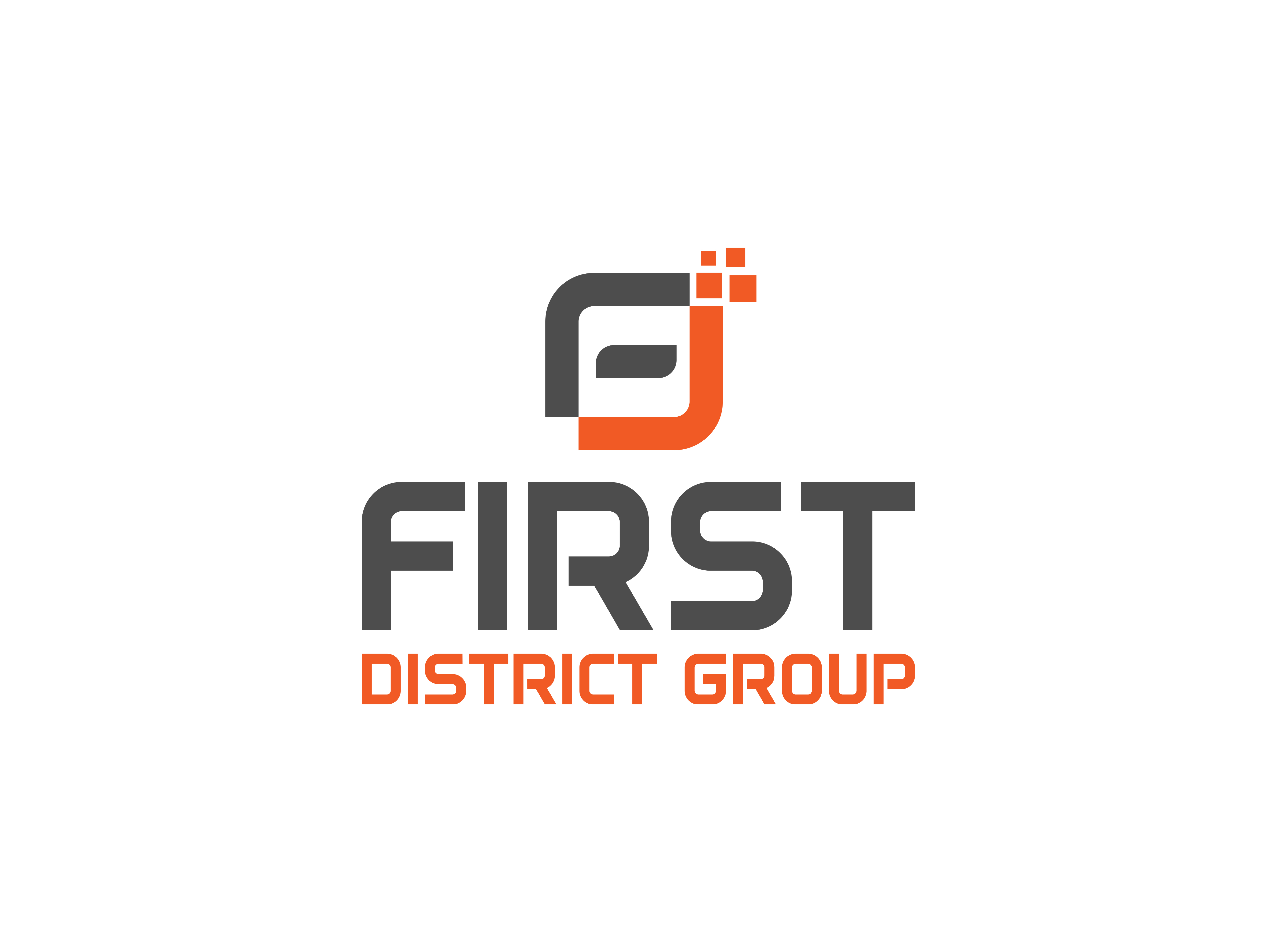 Logo Design by graphicyes for First District Group  | Design #29239734