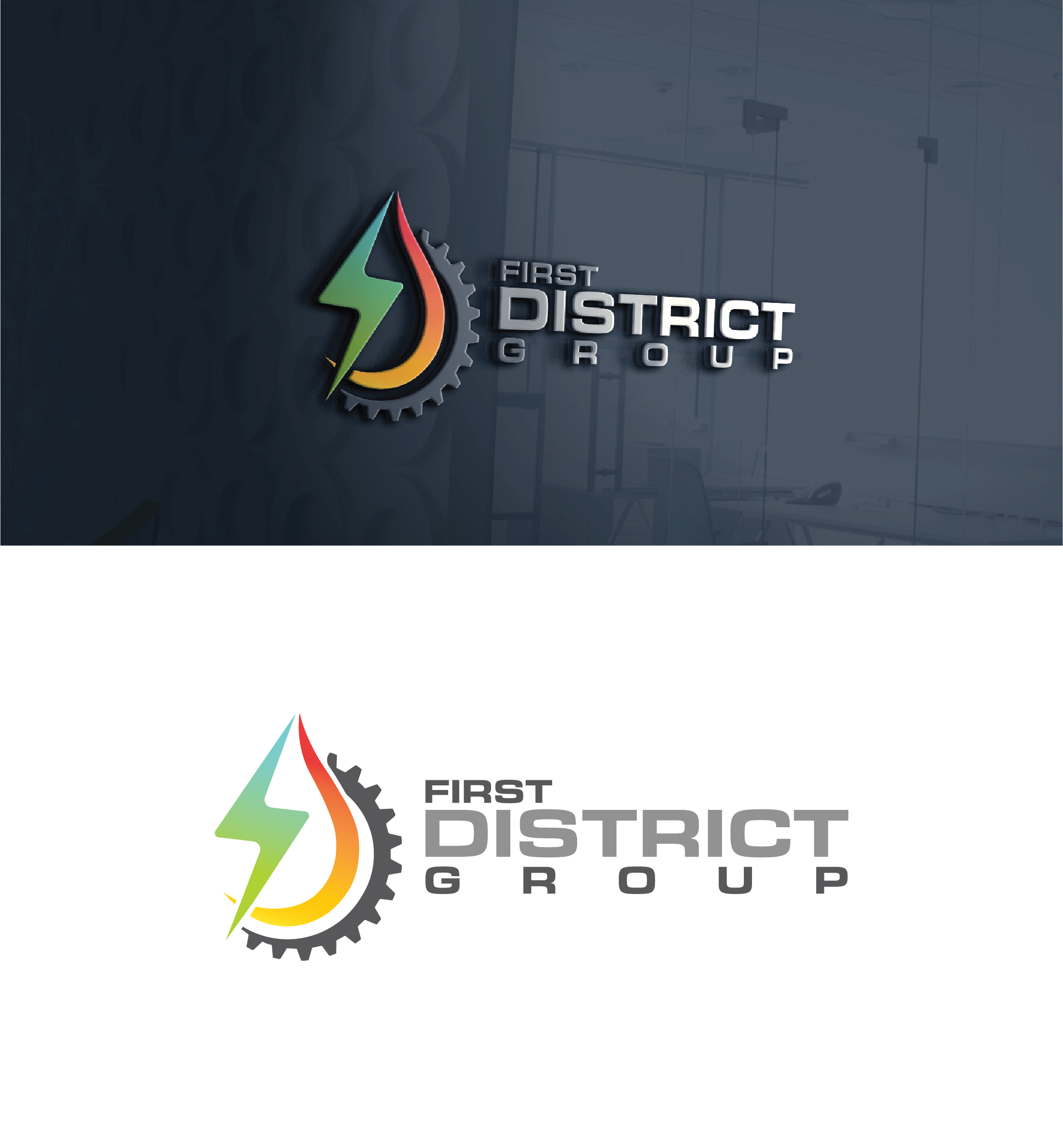Logo Design by 3Guys for First District Group  | Design #29264949