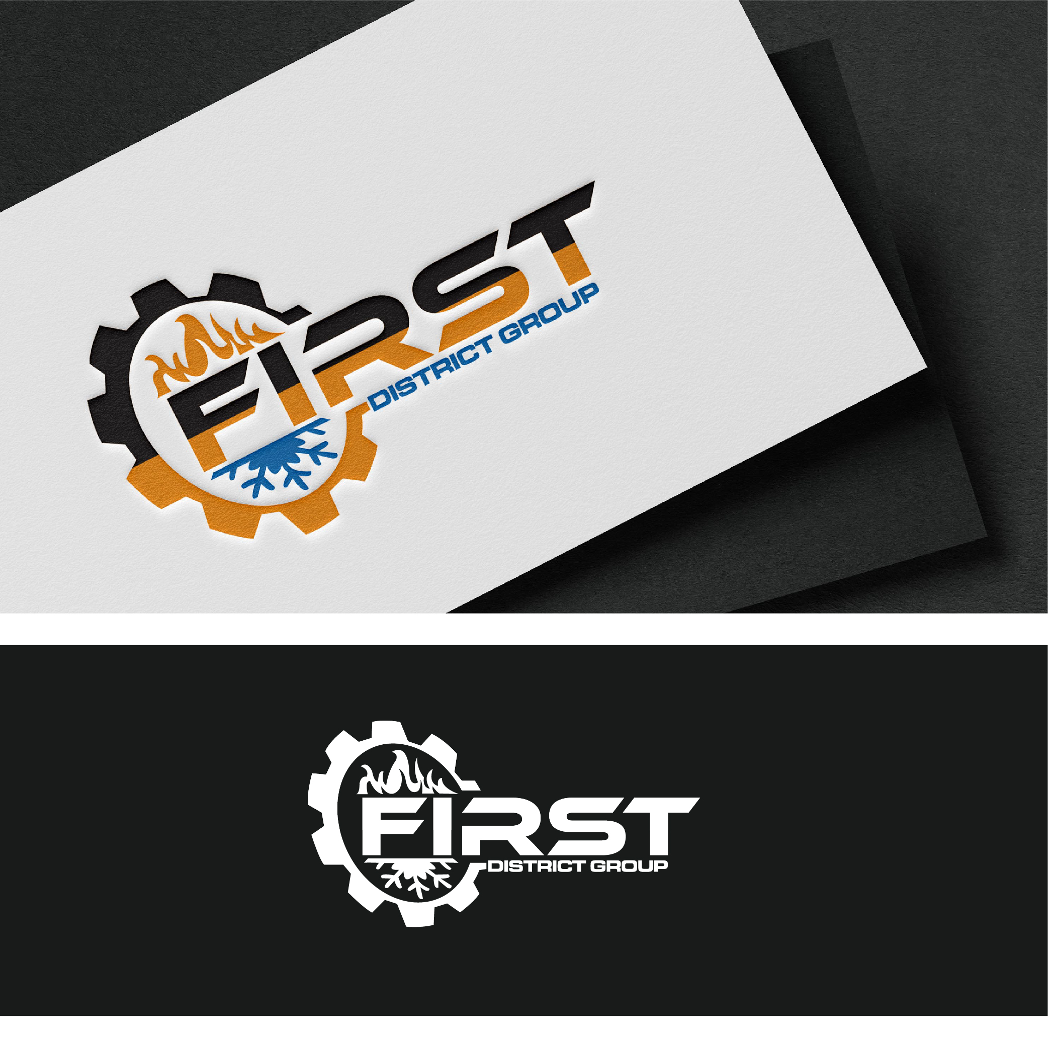 Logo Design by 3Guys for First District Group  | Design #29278164