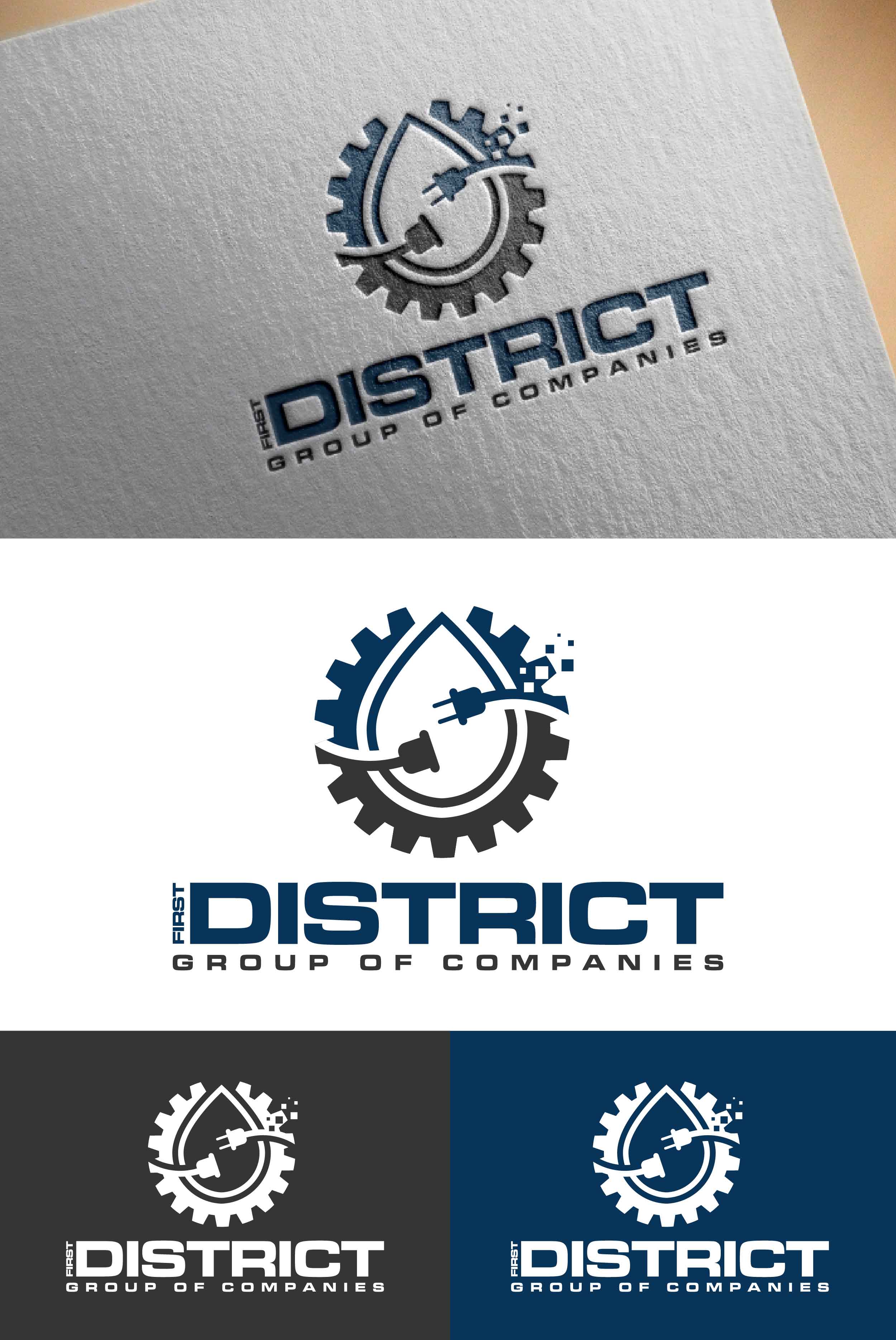 Logo Design by fly  design for First District Group  | Design #29244049