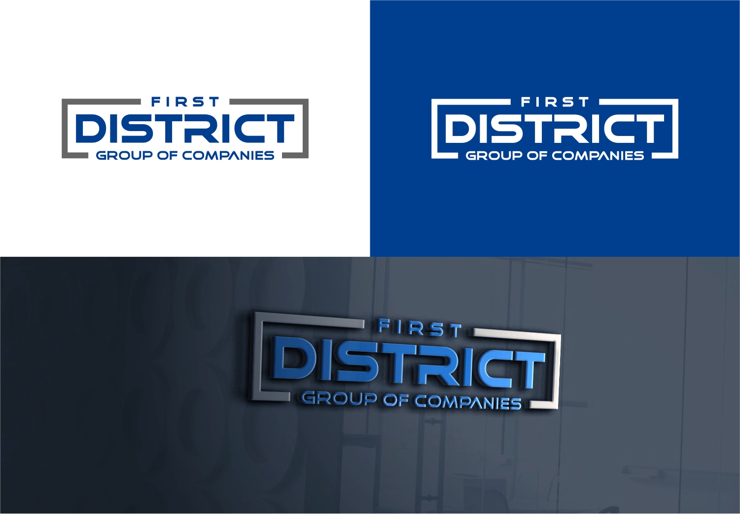 Logo Design by Rusmin Gustamin for First District Group  | Design #29245288