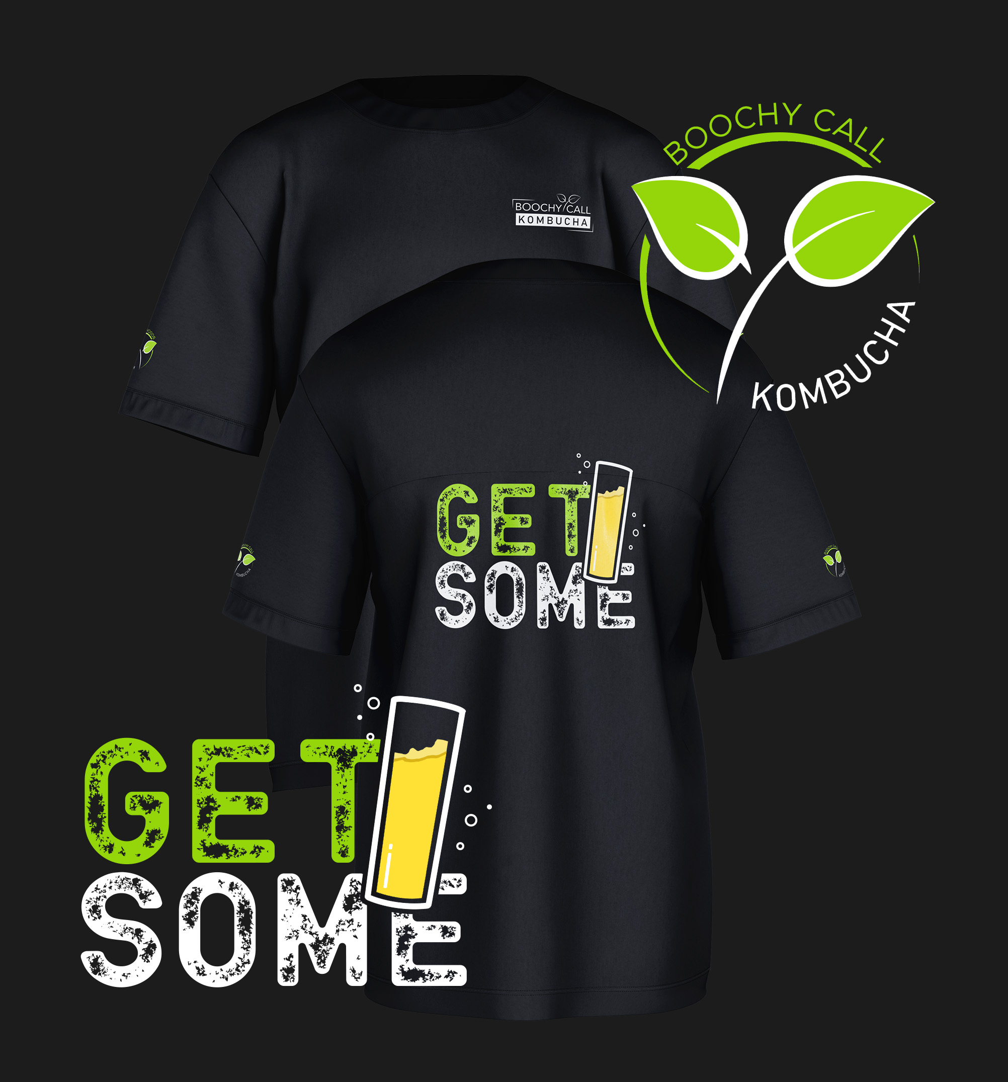 T-shirt Design by Graphic Storm for Boochy Call Kombucha | Design #29273010