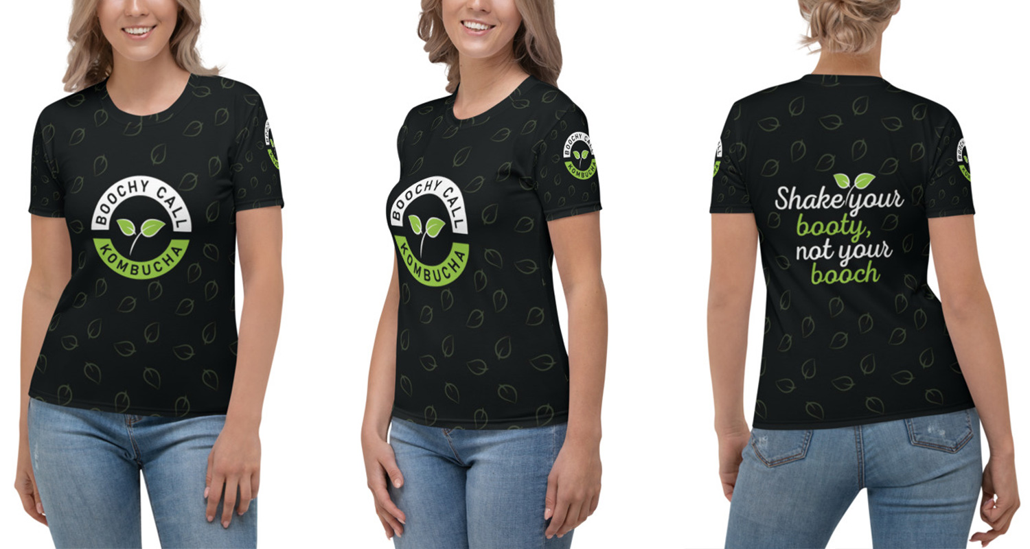 T-shirt Design by SAI DESIGNS for Boochy Call Kombucha | Design #29243098
