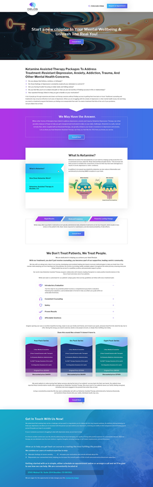 Landing Page Design by Ved Web Services