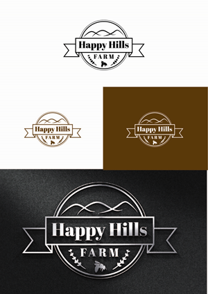 Logo Design by Anton for Happy Hills Farms LLC | Design #29273850