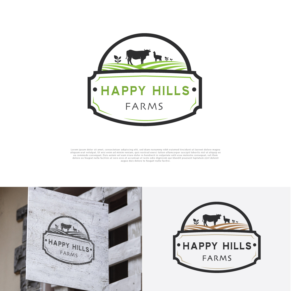 Logo-Design von Design_Lenni für Happy Hills Farms LLC | Design #29257298