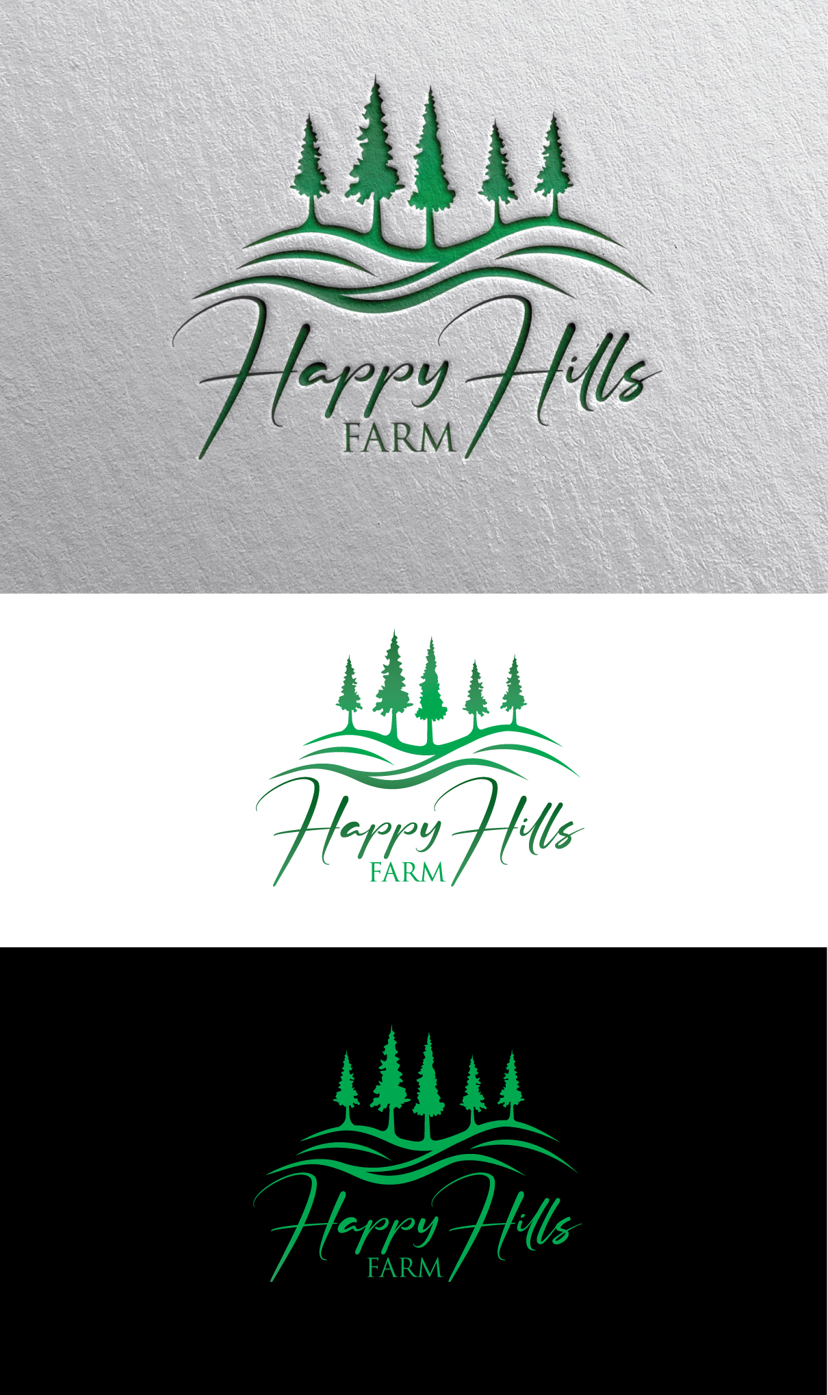 Logo Design by LogoPoko for Happy Hills Farms LLC | Design #29246011