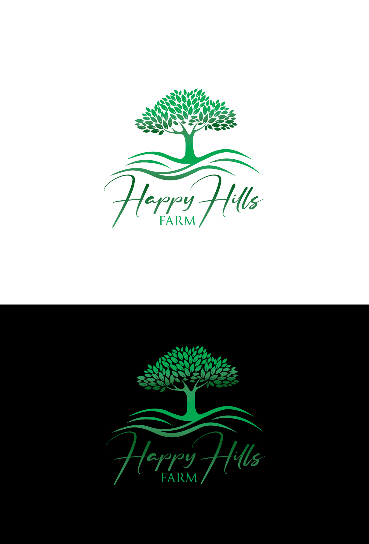 Logo Design by LogoPoko for Happy Hills Farms LLC | Design #29324666